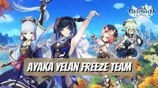 How to Play Yelan in a F2P Friendly Ayaka Freeze Team #shorts