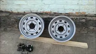 Диски R16 без переделки на мототрактор из мотоблока . Один из вариантов.