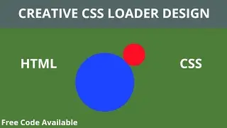 creative css loader design || css loader || css || html || future exam