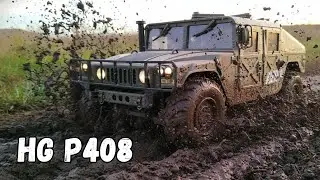 HG P408 Military Humvee Тест-Драйв по Грязи Воде и Песку