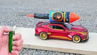 Rocket XXL instead of an engine in a Chevrolet Camaro