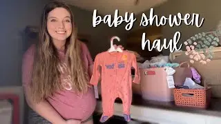 baby shower haul / baby girl haul | what i got for my baby shower 2022
