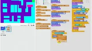 Игра лабиринт на Scratch.