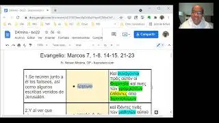 Exégesis Simple para el Domingo XXII del Tiempo Ordinario, ciclo B (DKmino bo22)