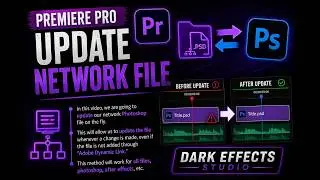 Premiere Pro - Update network File