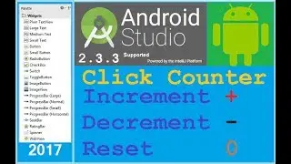 #10 Android studio tutorial - How to count number of Button clicks in Android. NEW