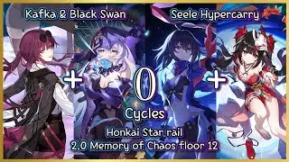 [HSR] : 2.0 MoC12 Kafka x Black Swan & Seele x Sparkle 0 Cycles Both Side Showcase!!