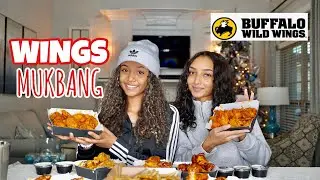 Buffalo Wild Wings Mukbang w/Sister - Vlogmas Day 17