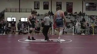 GHS Wrestling Division 3 North 215lb Semi-finals Max Thomas vs Anthony Navaroli