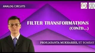 FILTER TRANSFORMATIONS (CONTD...)