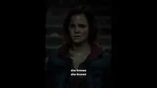 [ she knows ] Hermione realizes Harry is the last horcrux 🪄 