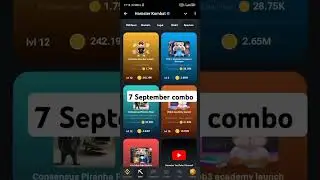 7 September combo card Hamster Combat