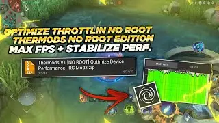 NO NOOT - Optimize Thermal & Performance | Instant 90FPS - THERMODS NO ROOT🤩