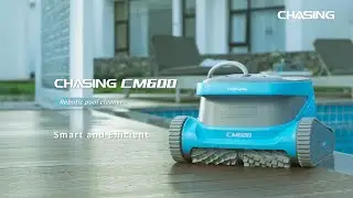 CHASING CM600 Robotic Pool Cleaner | Deep-sea Tech BLDC | Pool walls & Waterline cleaning