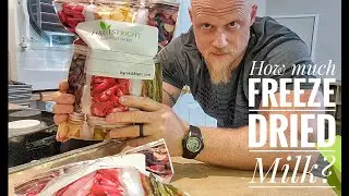 Freeze Drying Milk with the Harvest Right Freeze Dryer