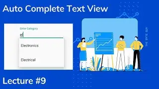 📱Android Lecture #9 How to Make Auto Complete Text View in Android ||Practical || Urdu /Hindi