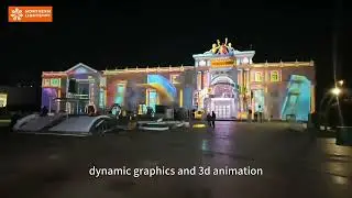 Laser Building Projections/laser Projections On Different Surfaces/3d Projection Mapping
