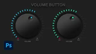 Photoshop'ta Ses Açma Kapama Buton Tasarımı - Photoshop Volume Control