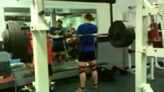 WOW... Kost squats 580(263.5 kg)raw with wraps!!