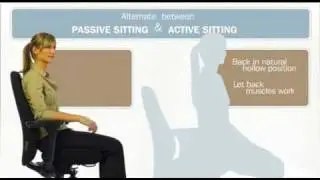 How to sit and stand up safely while working at your desk? (www.explania.com)