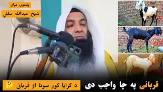 On whom is the sacrifice obligatory? Sheikh Abdullah Salafi Pushto Bayan @alburhantv6210