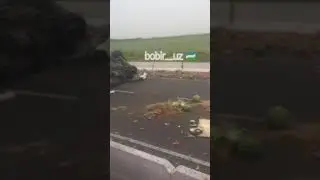 Жиззахни йулида автобус ва юк машинаси авария булибди,