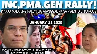 GAGANAPIN NA! MALAWAKANG RAL.LY NG INC, PMAER,S GENE.RAL ,MALAKAN.YANG NATARANTA NA?
