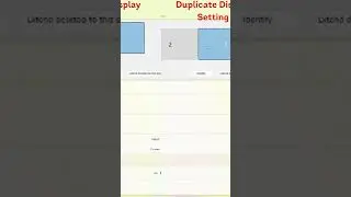 Display Duplicate vMix  