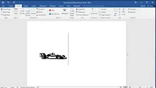 How to insert sport car symbol in word