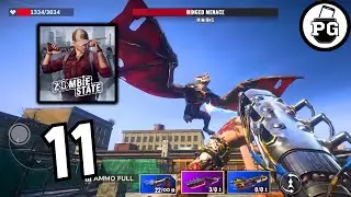 Huge Winged Manace Boss in Ch. 10 🧟‍♂️ Zombie State: Roguelike FPS - Gameplay Walkthrough |Part 11|