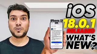 iOS 18.0.1 on iPhone 13 - Big Changes !