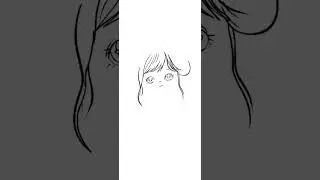 How to draw cute girl by procreate