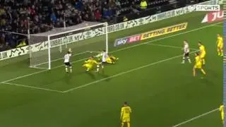 WATCH  Darren Bent misses sitter for Derby against Burton   Football News