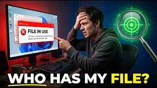 Fix the action cannot be completed because the file is open in another program on Windows 10 / 11