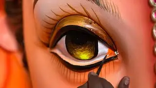 Mini Balapur Ganesh Eye Painting Making 2024 | Art Of Painting The Eyes of Ganpati Bappa