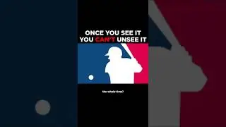 Once you see you can't unsee! #baseball #unsee #onceyouseeityoucantunseeit #onceyouseeit
