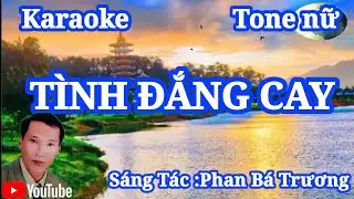 Karaoke : Tình Đắng Cay : Tone nữ