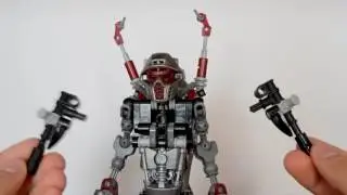 ОИДР Lego Bionicle 2015 MOC  Vall   Master of Fire Toa Varp 3rd Season; Custom; How To Build
