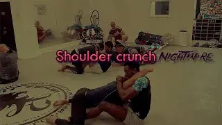 Shoulder crunch nightmare. #jiujitsu