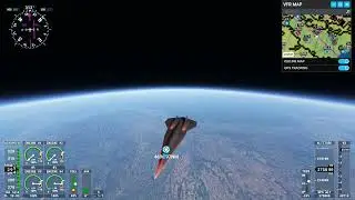 MSFS 2020 Darkstar from Palma De Mallorca to Los Angeles (Crash)