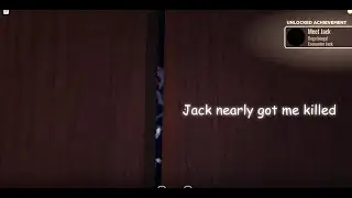Jack tries to get me killed by rush.. - Roblox Doors