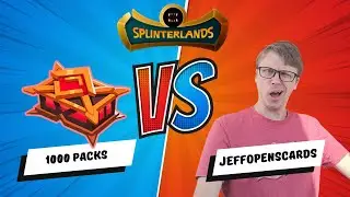 One Last 1000 Pack Opening of Rebellion On Splinterlands... For Now