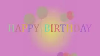 happy birthday wishing background