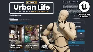 Let's check out Humble Bundle - KitBash3D Urban Life Collection | Unreal Engine 5