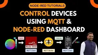 Control RGB LED on Node-RED Dashboard UI Using MQTT and NodeMCU | Node Red Tutorial Part 6