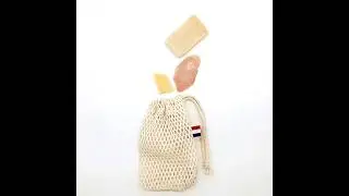 Filet à savon en coton bio