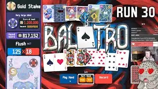 Invisible Joker Saves The Day On Gold Stakes: Checkered Deck! Balatro Run #30