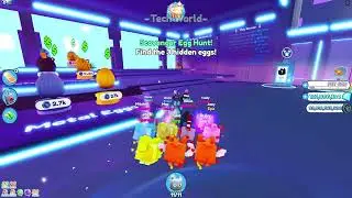 Opening the 3 hidden eggs from the Scavanger Egg Hunt! - Pet Simulator X [Roblox]