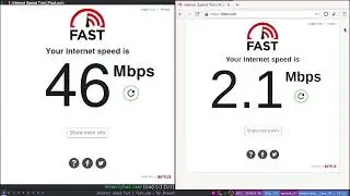 Every 46M in Normal browser 2M passes in tor