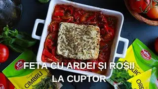FETA CU ARDEI ȘI ROȘII LA CUPTOR | Maya cu Y
